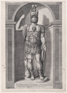 Speculum Romanae Magnificentiae: King Pyrrhus, 1562., 1562. Creator: Jacob Bos.