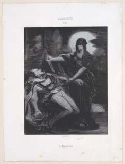 La Mort de peur, 1830-76., 1830-76. Creator: Narcisse Virgile Diaz de la Pena.