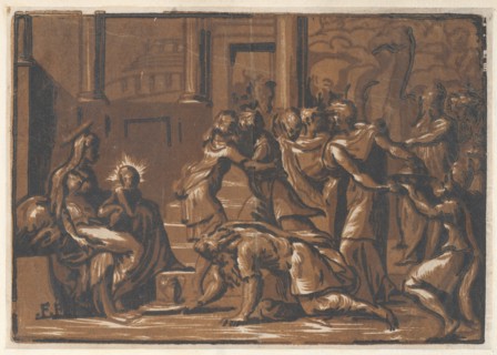The Adoration of the Magi, 1540-50., 1540-50. Creator: Attributed to Niccolò Vicentino.