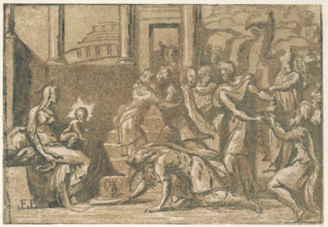 The Adoration of the Magi, 1540-50., 1540-50. Creator: ?Attributed to Niccolò Vicentino.