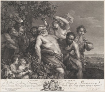 The Triumph of Silenus, 1775-78., 1775-78. Creator: Nicolas de Launay.