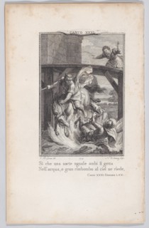 Canto 31, Stanza 70, from Orlando Furioso, 1774., 1774. Creator: Nicolas de Launay.