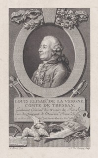 Portrait of Louis Elisabeth de La Vergne, Comte de Tressan, 1783-92., 1783-92. Creator: Nicolas de Launay.