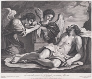Angels Mourning over the Dead Christ, ca. 1690-1720., ca. 1690-1720. Creator: Nicolas Pitau.