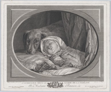 Innocence Guarded By Faithfulness, 1761-1831., 1761-1831. Creator: Nicolas Ponce.