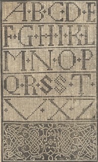 Esemplario di lavori, page 16 (verso), August 1529., August 1529. Creator: Nicolò Zoppino.