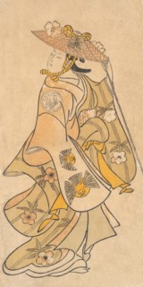Actor Sanjo Kantaro (1697-1763) as a Woman, ca. 1730., ca. 1730. Creator: Okumura Toshinobu.