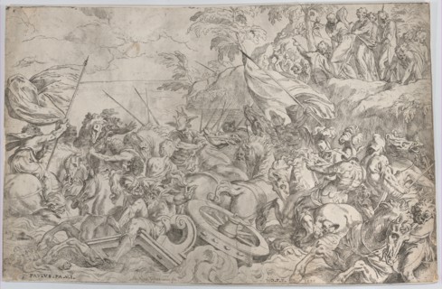 The Crossing of the Red Sea, 1583., 1583. Creator: Orazio Farinati.