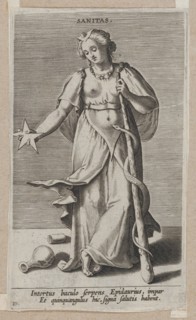 Sanitas, from Prosopographia, ca. 1585-90., ca. 1585-90. Creator: Philip Galle.