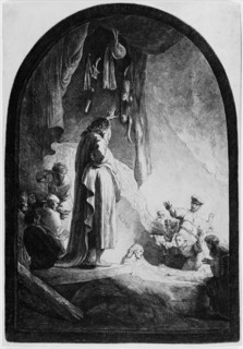 The Raising of Lazarus: The Larger Plate, ca. 1632., ca. 1632. Creator: Rembrandt Harmensz van Rijn.