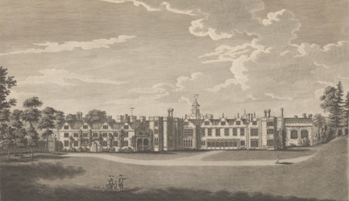 Knole, near Sevenoke, in the County of Kent, formerly a palace belonging to the Archiep..., 1777-90. Creator: Richard Bernard Godfrey.