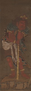 Attendant of Fudo Myoo, 14th century. Creators: Ryushu Shutaku, Unknown.