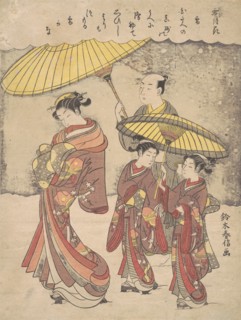 Snow, ca. 1769., ca. 1769. Creator: Suzuki Harunobu.