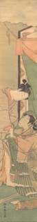 Parting of Lovers: The Morning After, ca. 1765-70., ca. 1765-70. Creator: Suzuki Harunobu.