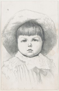 Portrait of a Child (Cyril Nast?), after 1879., after 1879. Creator: Thomas Nast.