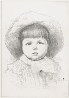 Portrait of a Child (Cyril Nast?), after 1879., after 1879. Creator: Thomas Nast.