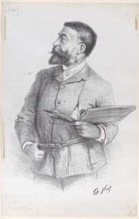 Portrait of the Artist, ca. 1884., ca. 1884. Creator: Thomas Nast.