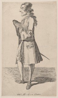 Macklin Orator, 1750-80., 1750-80. Creator: Thomas Patch.