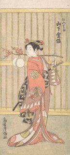 The Actor Yamashita Kinsaku in the Role of Mutsuhana, ca. 1767., ca. 1767. Creator: Torii Kiyomitsu.