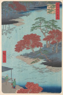 Inside the Akiba Shrine at Ukeji, 8th month, Snake year 1857., 8th month, Snake year 1857. Creator: Ando Hiroshige.
