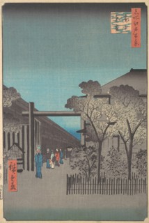 Kakuchu Shinonome, 4th month, Snake year 1857., 4th month, Snake year 1857. Creator: Ando Hiroshige.
