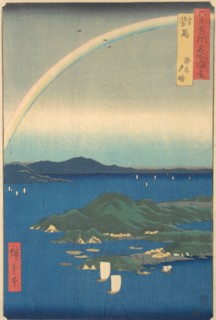 Tsushima Kaigan Yubare, 3rd month dragon year 1856., 3rd month dragon year 1856. Creator: Ando Hiroshige.