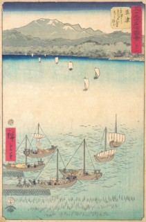 Kusatsu, 1855., 1855. Creator: Ando Hiroshige.