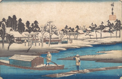 Clearing Weather after Snow at Massaki. Creator: Ando Hiroshige.