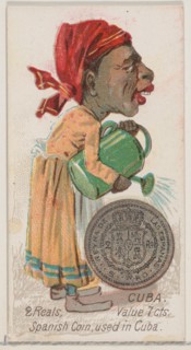 Cuba, 2 Reals, from the series Coins of All Nations (N72, variation 1) for Duke brand ciga..., 1889. Creator: Unknown.