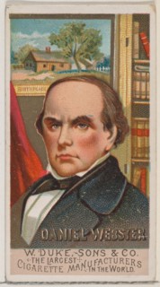 Daniel Webster, from the series Great Americans (N76) for Duke brand cigarettes, 1888., 1888. Creator: Unknown.