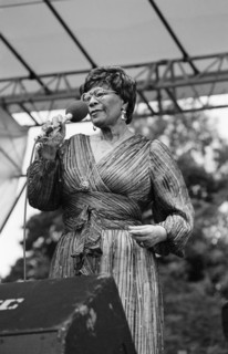Ella Fitzgerald, Capital Jazz Festival, Knebworth, Herts, July 1981.