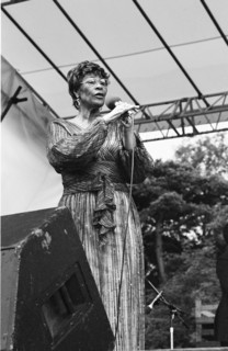 Ella Fitzgerald, Capital Jazz Festival, Knebworth, Herts, July 1981.