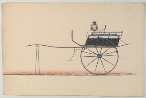 Design for Whitechapel Cart, 1850-74.