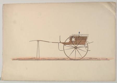Design for Village Cart, 1850-74.