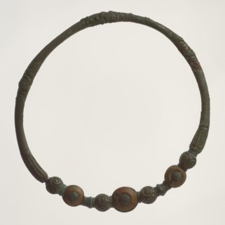 Neck Ring, Celtic, 400-300 BC.  A torque was often seen as a symbol of divinity or high rank.