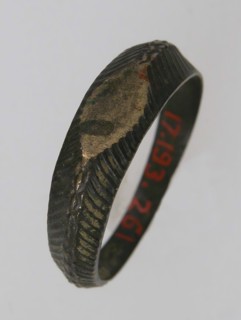 Finger Ring, Byzantine, 7th century.