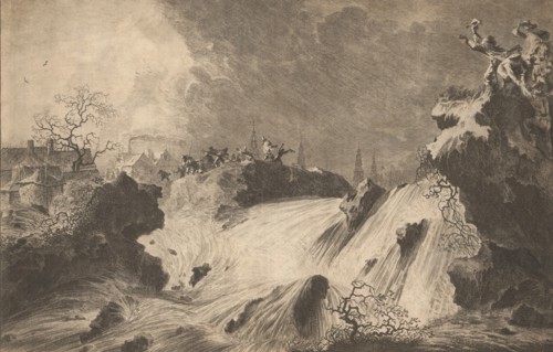 The Bursting of St. Anthony's Dike, 5 March 1651. Vertoninge...Amsterdam, 17th century.