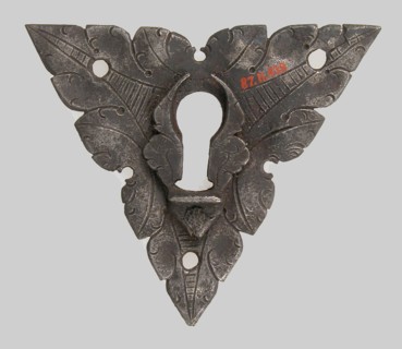 Escutcheon plate, German, 16th century.