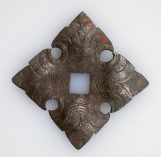 Door Handle Plate, German, 16th century.