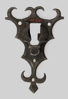 Escutcheon plate, German, 16th century.