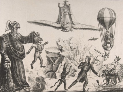 Monsters, Monkeys, and Men, ca. 1820.