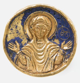 Ring with Enamel Bezel, Byzantine, 19th or 20th century (12th-13th century style).