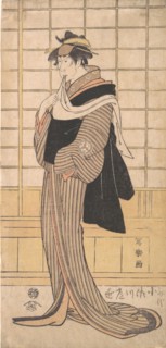 Osagawa Tsuneyo II as the hairdresser O-Roku, 1794-95.