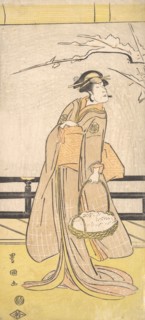 Nakayama Tomisaburo in a Female Role, ca. 1790-1825.