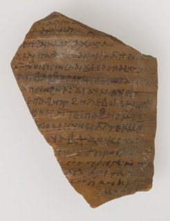 Ostrakon from Maria and Susanna Jointly to Panachora, Coptic, probably early 7th century. At Epiphanius a large number of ostraca were discovered in the monastery. Some reveal that, even at the southe...