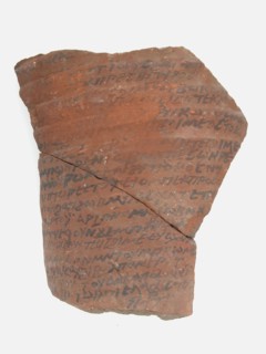 Ostrakon, Coptic, 7th century.