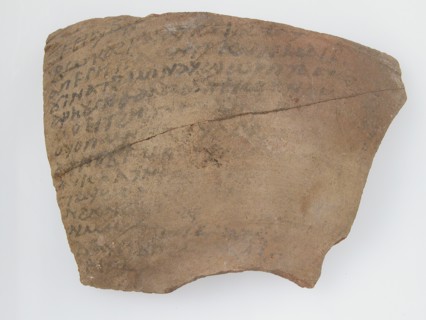 Ostrakon, Coptic, 7th century.