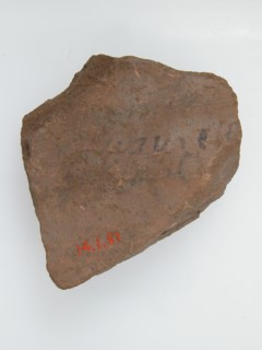 Ostrakon with a Letter to Pesenthius, Coptic, 600.