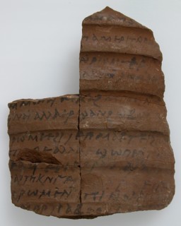 Ostrakon, Coptic, 600.