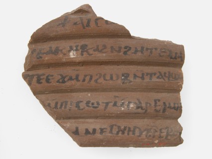 Ostrakon with a Letter, Coptic, 600.